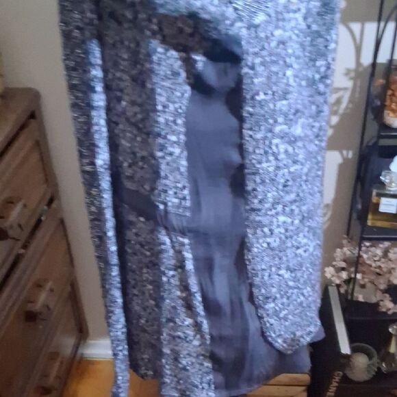 Anthropologie Dolan Women's Black Tweed Lightweight Cardigan Jacket Size M - Picture 8 of 13